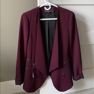 Gorgeous burgundy Le Chateau Blazer xs